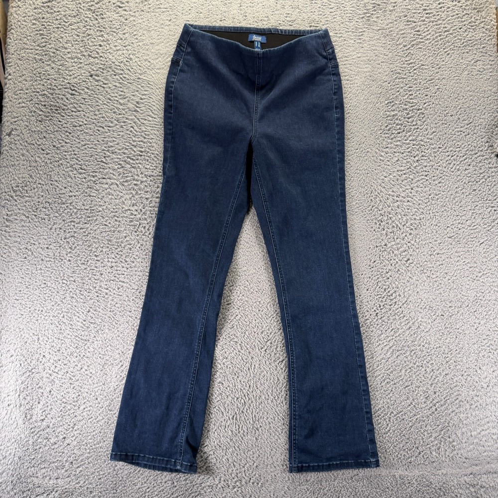 D&Co. Jeans Womens 10 Blue Cotton Denim Bootcut Leg Streetwear Pull-On Stretch
